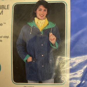 Berkshire Aqua Queen Reversible Stadium Jacket